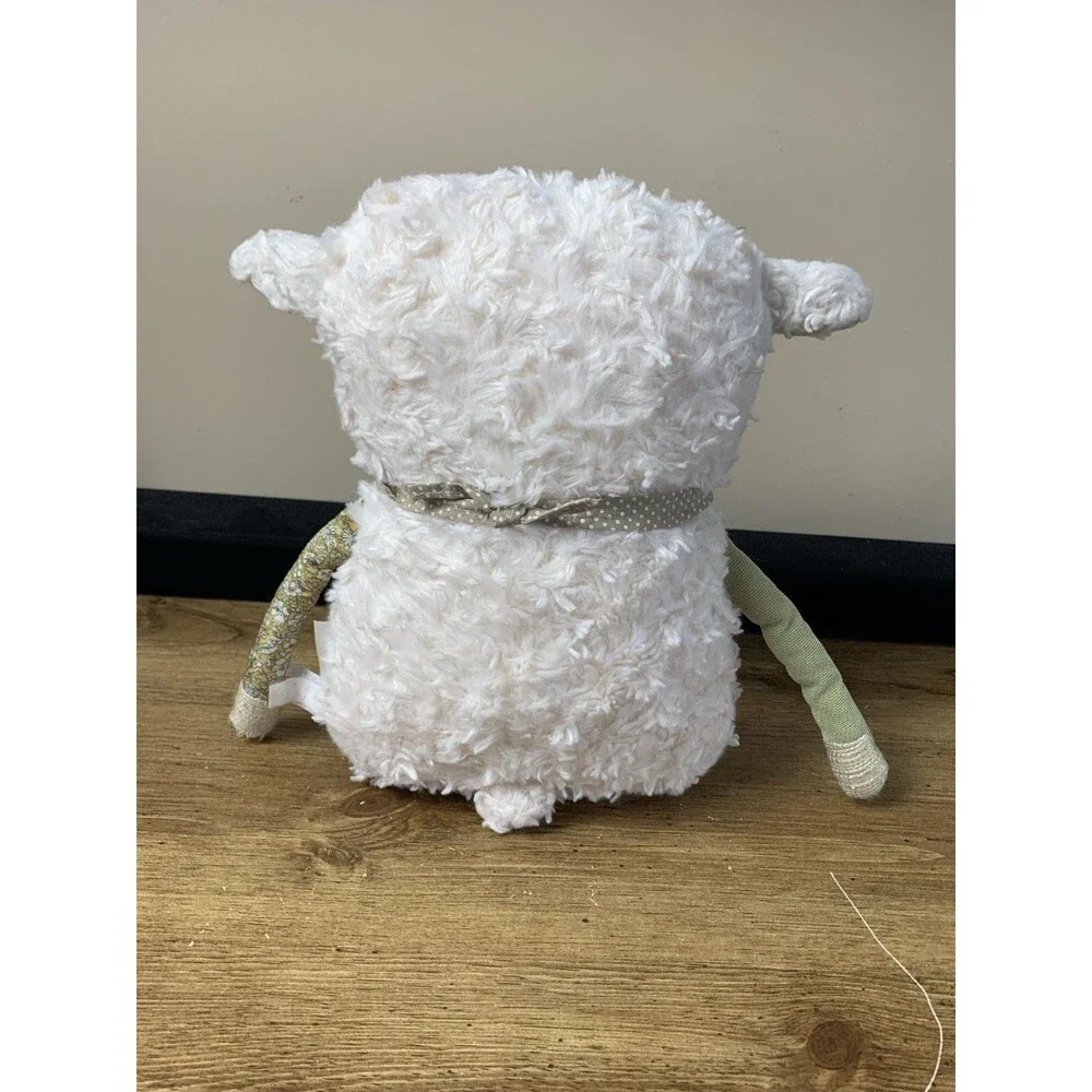 Pier 1 Imports Juniper Sheep Lamb Ivory Plush Pillow Stuffed Animal